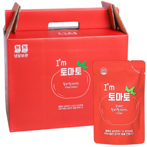 하정식품 I'm 토마토즙, 30개, 110ml