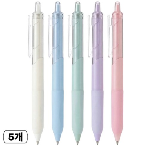 카바슝 잉크 펜 볼펜 0.5, 5개, KBX - 6027D BLACK