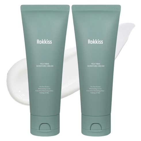 록키스 티트리 수분 크림, 100ml, 2개