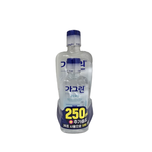 가그린 제로 구강청결제 750ml + 250ml, 2세트