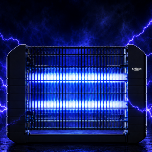 크루거 독일 26년형 LED 전기 모기퇴치기 가정용 업소용 날파리 포충기, KRK-207W[중형]