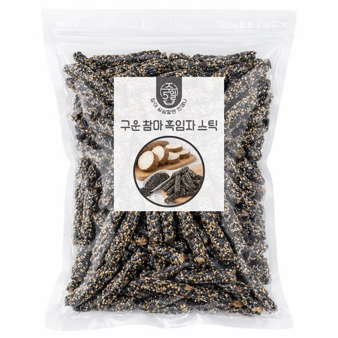 [주5일] 역대급 간식 구운 참마 흑임자스틱, 1개, 400g
