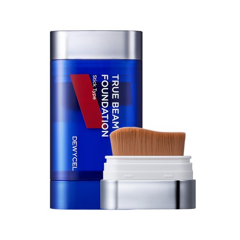 듀이셀 옴므 트루빔 스틱&브러쉬 파운데이션 SPF50+ PA++++ 24시간 지속, 1개, 12ml