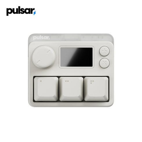 펄사 XPAD Mini 게이밍 키패드, 마그네틱축(자석축), PLXPM101, 화이트