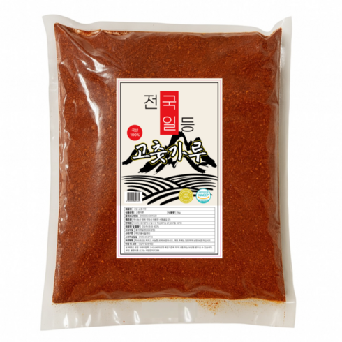 26년 영양 햇 고춧가루 국산 김치용, 1kg, 1개