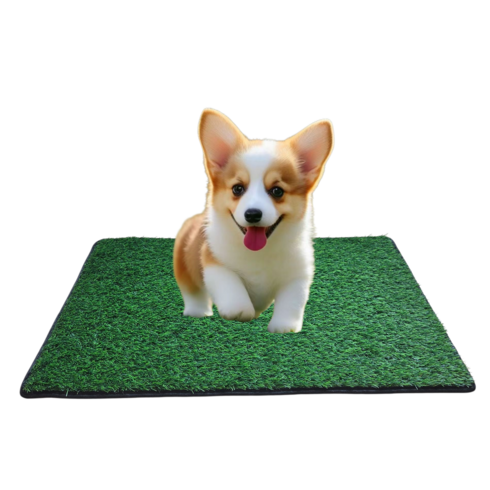 강아지 인조잔디 대형 논슬립배변판, 1개, 그린