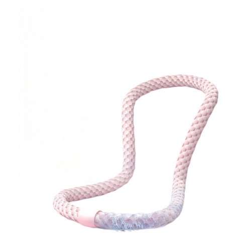 귀월미 소프트 스프링 훌라후프 무소음 허리 복부 운동기구, 약 2.5kg 핑크 [권장 체중 60kg 이하], 1개