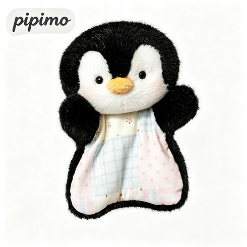 pipimo 귀여운 애착인형 봉제인형 말랑 스퀴시 양 인형 선물용 장식, 1개, 펭귄, 16cm