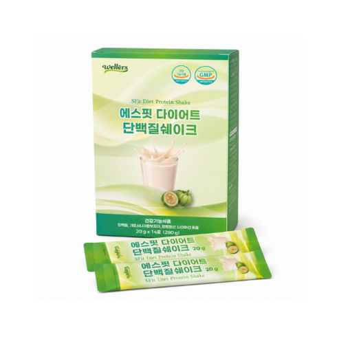 에스핏 다이어트 단백질 쉐이크 체중관리, 14개, 20g