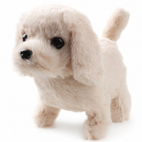 UB toy 움직이는 강아지 인형, 베이지, 1개, 16cm