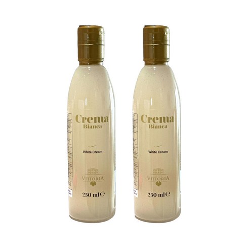 안드레아밀라노 빌라비토리아 화이트 발사믹 크림, 2개, 250ml