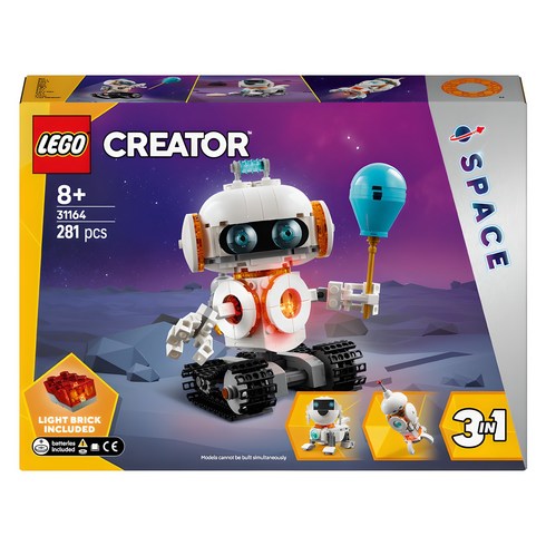 레고 크리에이터 31164 우주 로봇, 혼합색상, 1개
