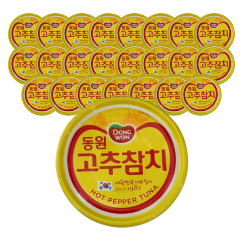동원참치 고추 참치, 150g, 24개