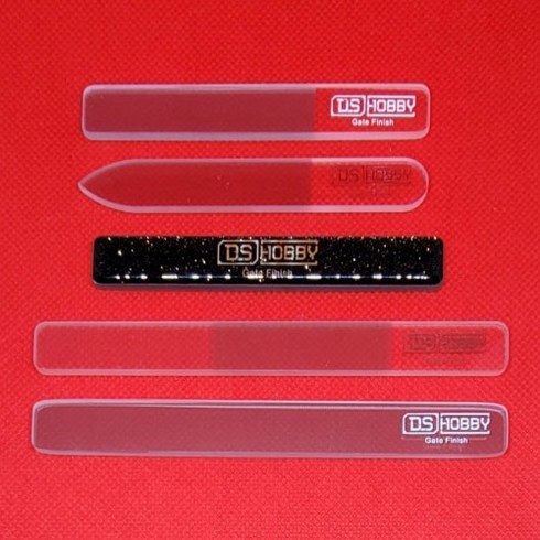 DS하비 게이트피니쉬 유리사포 12cm, 투명, 1개