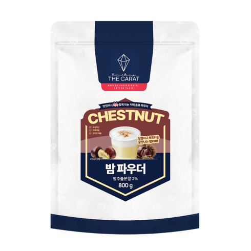 더캐럿 밤 라떼 파우더 분말 800g, 1개입, 1개