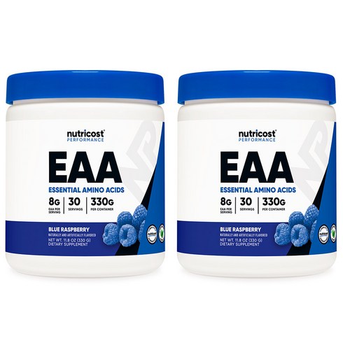 뉴트리코스트 EAA 아미노산 파우더 330g 블루라즈베리 30회분 2개, 1g