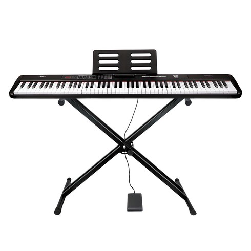 토이게이트 안젤리아 88건반 교습용 전자 피아노 88piano, 블랙, 1개