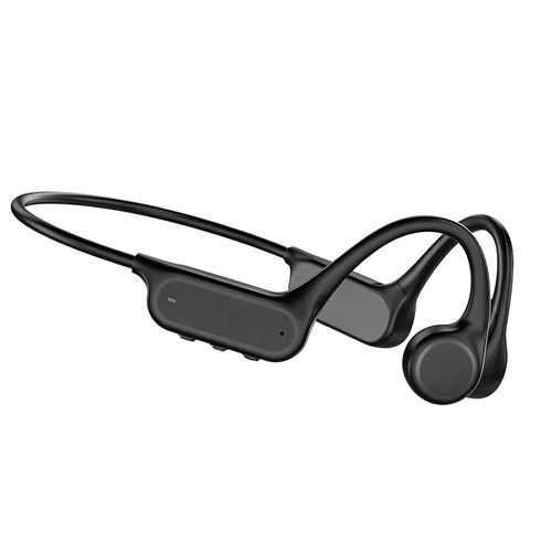 BOACE 골전도 블루투스 이어폰 IPX8 방수 무선 스포츠 러닝 수영 내장 MP3모드 32GB 블루투스6.0, 암야 블랙, y60