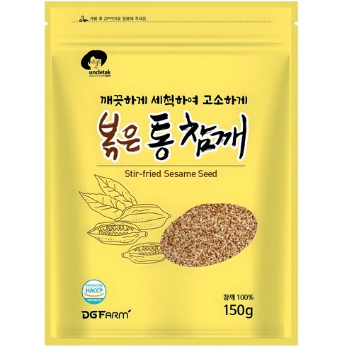 엉클탁 볶은 통 참깨, 150g, 1개