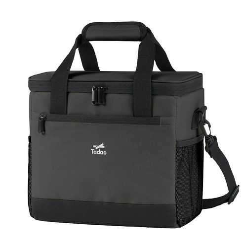 타닥 에센셜 소프트 쿨러백 보온 보냉가방 아이스박스 보냉백, 그레이, 17L