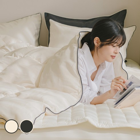 바자르 에어 호텔식 프리미엄 구스이불, 크림아이보리