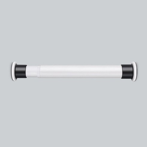 쿠웅샵 힘센 압축봉 커튼봉 직경 32mm, 화이트