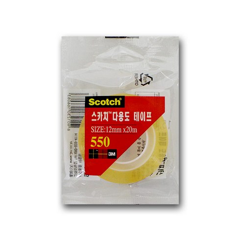 3M 스카치 다용도 테이프, 1박스, 550(12x20) 12개