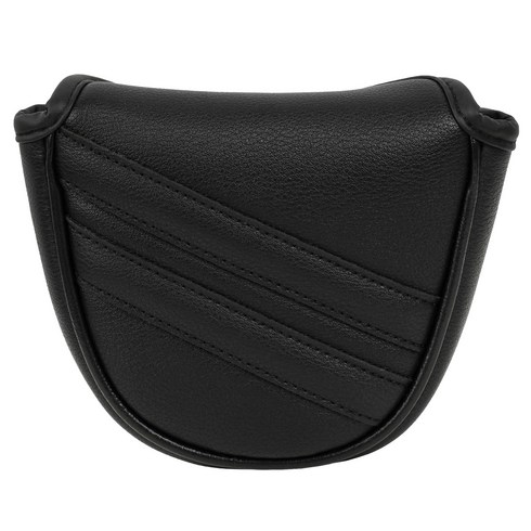 Craftsman Golf합성 가죽 골프 캡 커버, 1개, 검은색