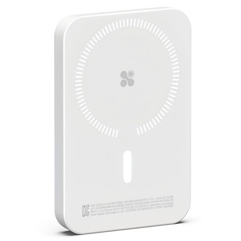 스피디 맥세이프 무선 충전 보조배터리 5000mAh, SPE-B2DC5WL05W, 화이트