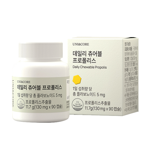 데일리 츄어블 프로폴리스 구강건강 90캡슐, 1개, 90정