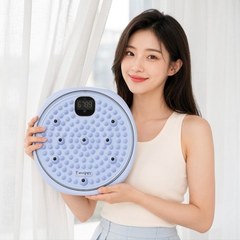 바디슬림핏 붓기쏙 경추정렬효과 디지털 발지압 매트, 퓨어블루, 1개