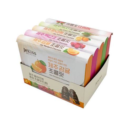 제키스 제주 종합 초콜릿 5종 세트, 175g, 1세트