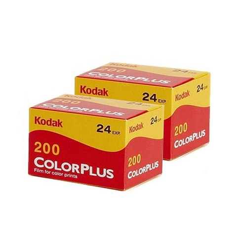 코닥필름 컬러플러스 200-24컷 컬러필름 카메라필름, 1개, 코닥 컬러플러스 200-24컷 2롤