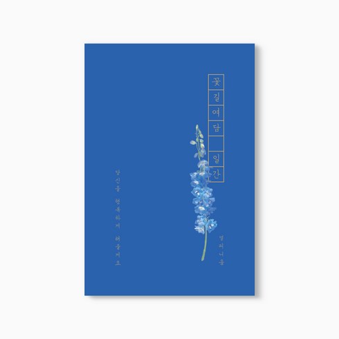 인도사이다 꽃길여담 백일 만년형 꽃말일기, 델피니움, 1개