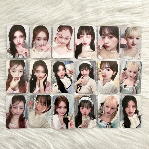 포카에라 아이브아가라구용 아이브 ive mine switch 럭드 사웨 위드뮤 장원영 포카 포토카드 샤올, 2024사웨 대만 18장
