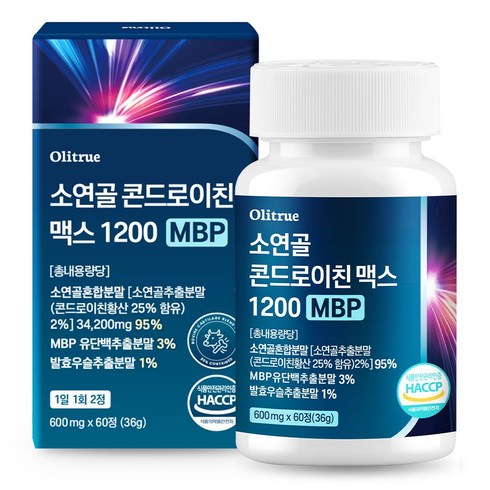 소연골 콘드로이친 mbp 95% 해썹식약처인증, 1개, 60정