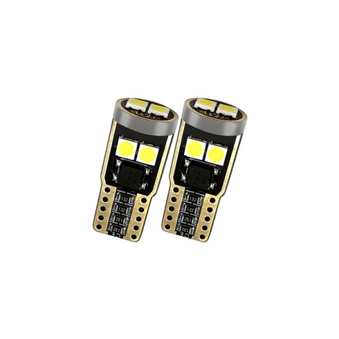 차량용 W5W 3030 6LED 12V T10 LED번호판등, 범용, 2개