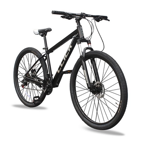 MTB 자전거 알루미늄 시마노 24단 클릭 토브27.5D 2세대 유압식디스크브레이크, 유광블랙+미조립, 27인치