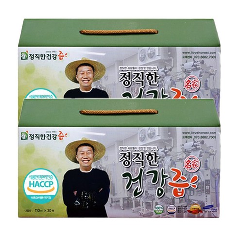 정직한건강즙 국내산 정직한 우슬닭발즙 HACCP인증 우슬닭발진액, 110ml, 60개