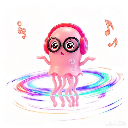 토요요 춤추는 해파리 장난감 음악 불빛 전동 완구 자동주행 유아 어린이 생일선물 D-J1, 1개, 핑크