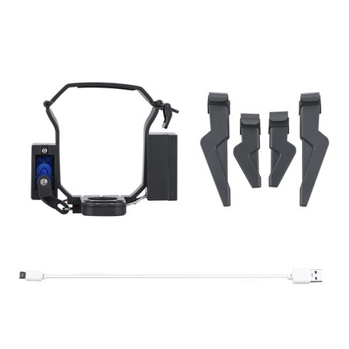 DJI 매빅3 전용 드론 투하장치 에어드랍 원격 드랍 시스템 랜딩기어 낚시 구호물품 배송 액세서리, (매빅3) 드랍스키드, 1개