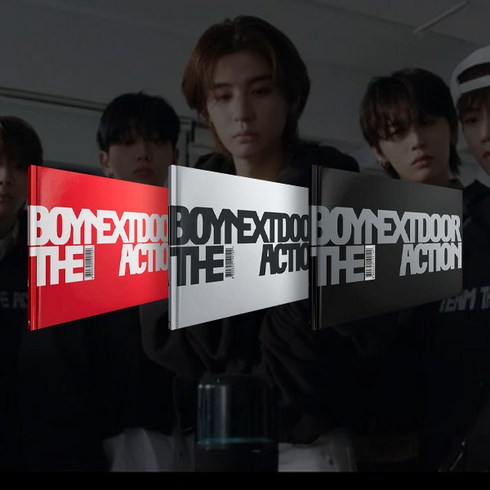 [홀로그램 슬리브 증정](스타포카마켓)보이넥스트도어 BOYNEXTDOOR 5집 더 액션 THE ACTION 일반반, Pause ver.(블랙)