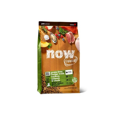 now 시니어 강아지 그레인프리 스몰브리드 건식사료, 칠면조, 2kg, 2개