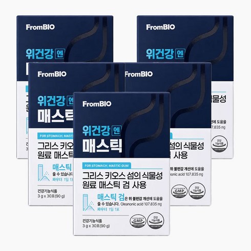 위건강 엔 매스틱, 90g, 5개