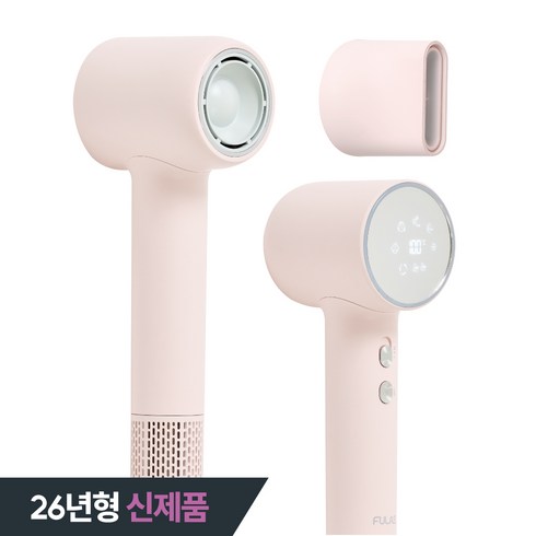 풀라스 음이온 저소음 가벼운 BLDC 항공모터 헤어드라이기, 핑크