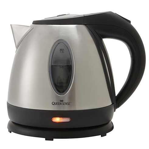 퀸센스 스테인레스 무선주전자 1.2L, QS-SL12