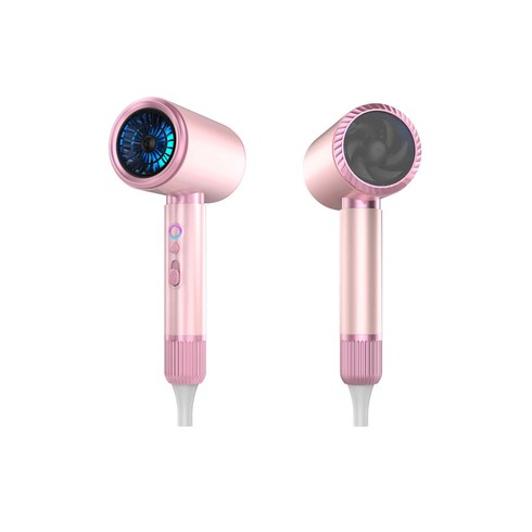 SAMSEA 샘씨 파워풍량 전문가용 이온 헤어 드라이어 2100W, 핑크, SQD-03