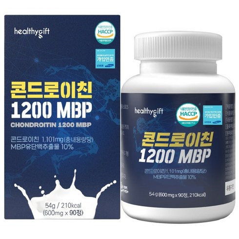 헬씨기프트 콘드로이친 1200 MBP HACCP, 90정, 1개
