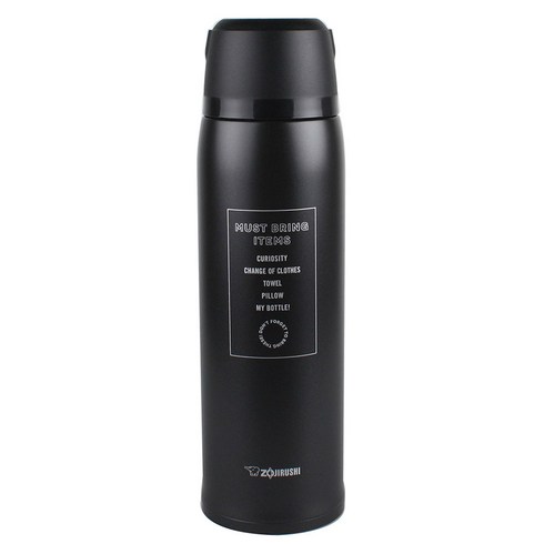 조지루시 컴팩트 보온 보냉 물병 SJ-JS10, 블랙, 1.03L, 1개