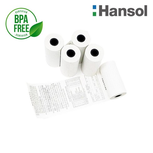 한솔제지 휴대용 단말기 배달용 약관 감열지, 50개
